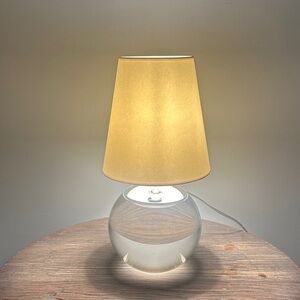 Neutral Cream Lamp Shade Pair - hardback paper.